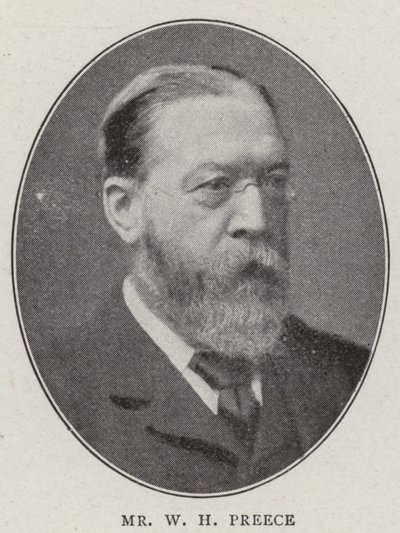 Mr W H Preece da English Photographer