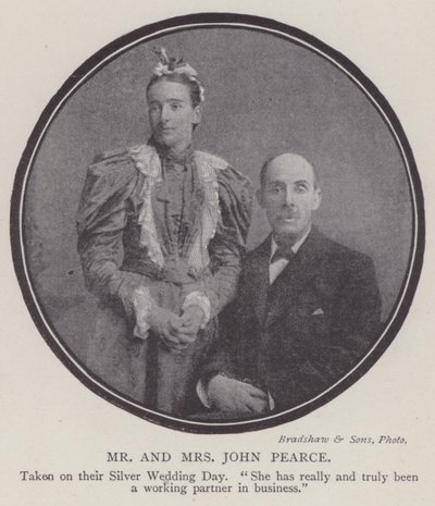 Il signor e la signora John Pearce (foto in b/n) da English Photographer