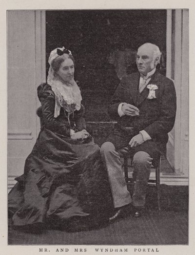 Mr e Mrs Wyndham Portal da English Photographer