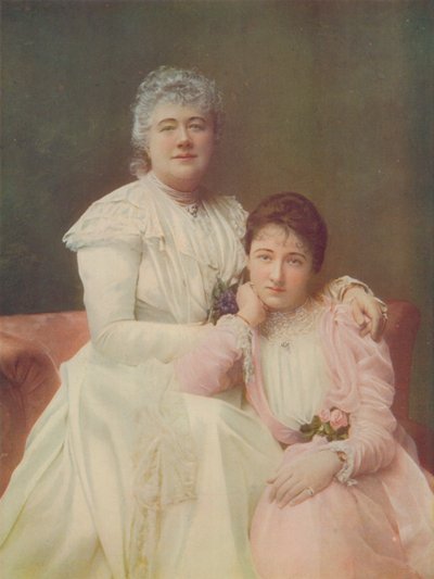 Signora Lewis e Miss Mabel Terry-Lewis da English Photographer