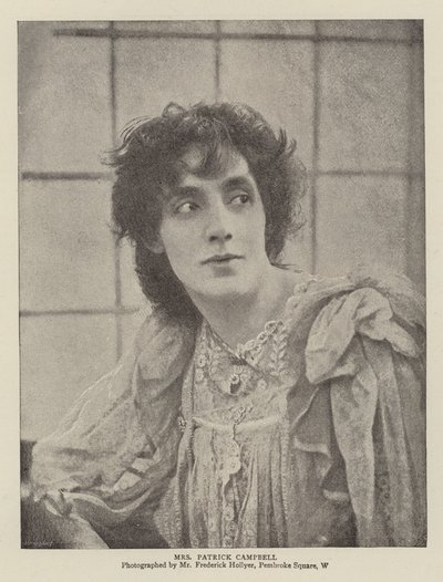 Mrs Patrick Campbell da English Photographer
