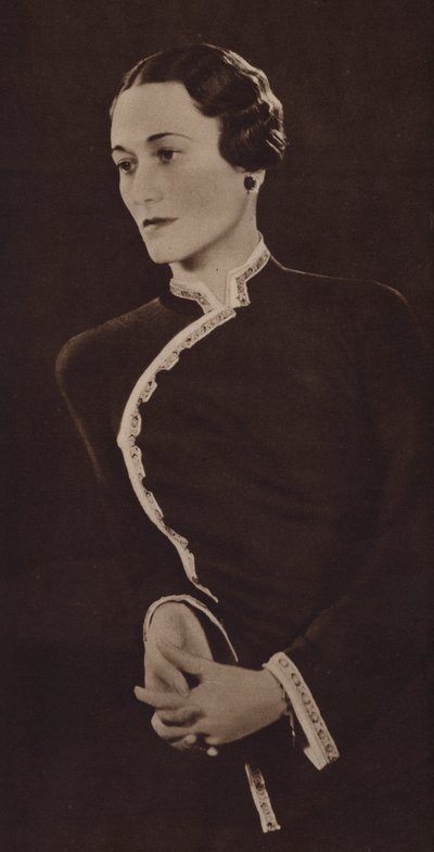 Mrs Simpson, futura Duchessa di Windsor da English Photographer