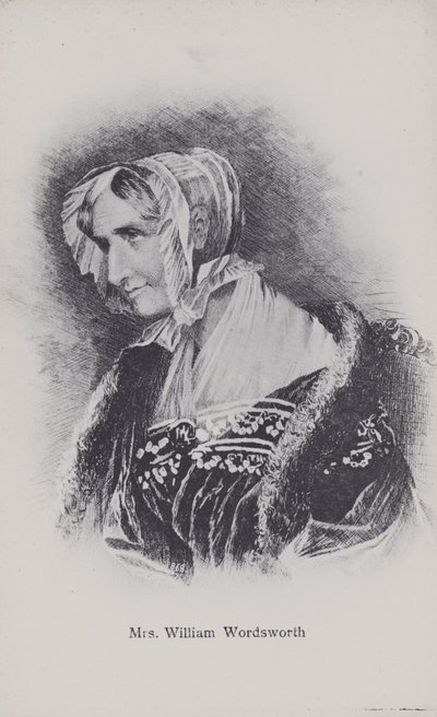 La signora William Wordsworth, moglie del poeta da English Photographer
