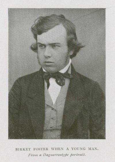 Myles Birket Foster, artista inglese, da giovane da English Photographer
