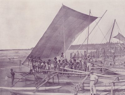 Barche da Pesca Nativi, Ceylon da English Photographer