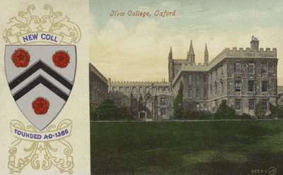 New College, Oxford da English Photographer
