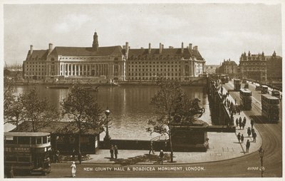 New County Hall e Monumento a Boadicea da English Photographer