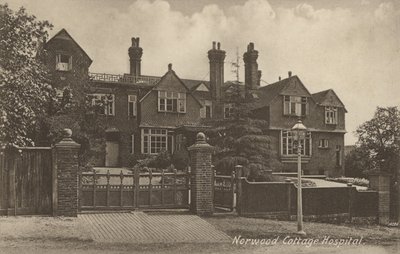Ospedale Cottage di Norwood, vicino a Londra (foto b/n) da English Photographer