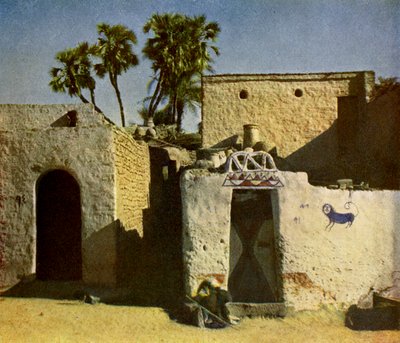 Casa nubiana sull