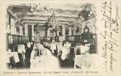 Ristorante Imperiale di Oddenino, Londra da English Photographer