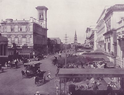 Old Court House Street, Calcutta da English Photographer