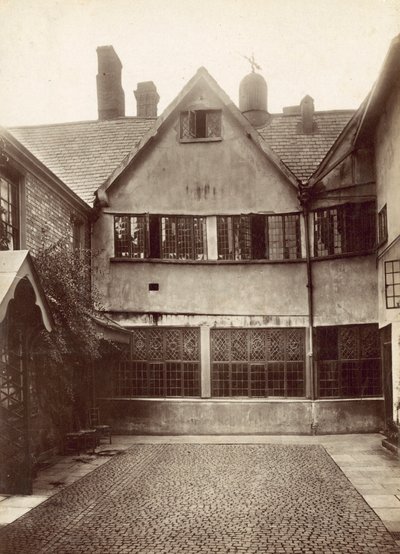 Cortile del vecchio municipio, Leicester da English Photographer