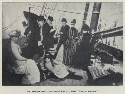A bordo dello yacht di Lord Kelvin, il "Lalla Rookh" da English Photographer