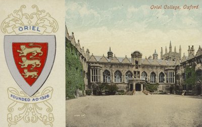Oriel College, Oxford da English Photographer