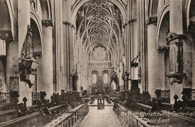 Oxford, Cattedrale di Christchurch, Coro Est da English Photographer