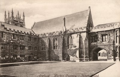 Oxford, Merton College, Cortile Interno da English Photographer