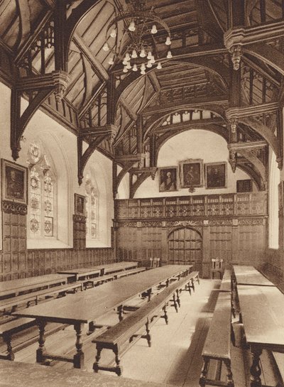 Oxford: Oriel College, La Sala da English Photographer