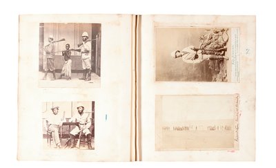 Pagine da un album appartenente a Henry Morton Stanley da English Photographer