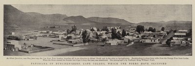 Panorama di Burghersdorp, Colonia del Capo, occupata dai Boeri da English Photographer