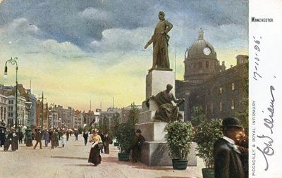 Piccadilly e il Royal Infirmary, Manchester da English Photographer