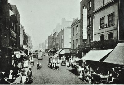 Pitfield Street: vista verso nord, 1895 da English Photographer