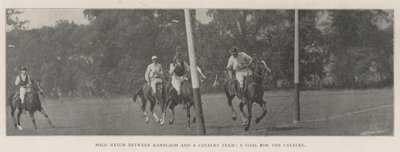 Partita di polo tra Ranelagh e una squadra di cavalleria, un gol per la cavalleria da English Photographer