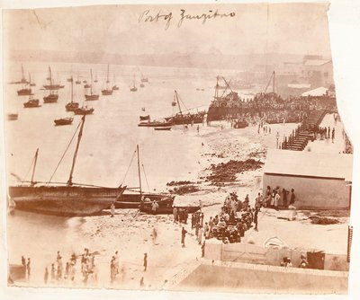 Porto di Zanzibar, da un album appartenente a Henry Morton Stanley da English Photographer