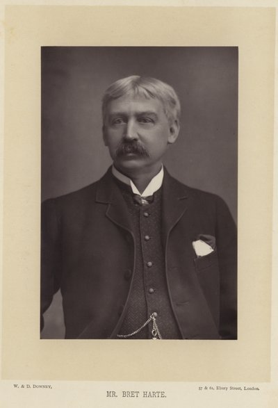 Ritratto di Bret Harte da English Photographer