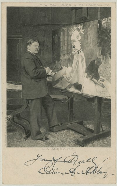 Ritratto di Edwin Austin Abbey da English Photographer