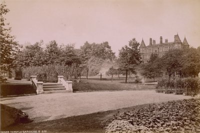 Cartolina con i giardini dell