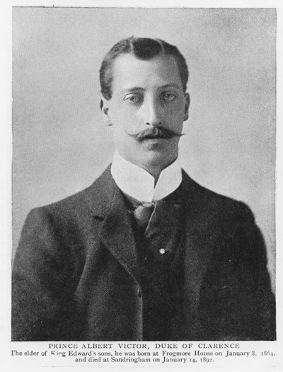 Principe Alberto Vittorio, Duca di Clarence e Avondale (1864-92) da English Photographer