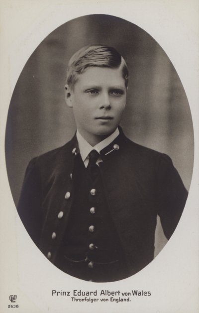 Principe Edoardo Alberto del Galles (foto in b/n) da English Photographer