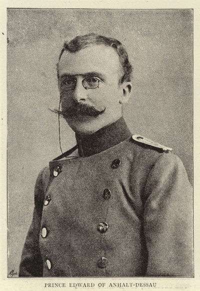 Principe Edoardo di Anhalt-Dessau da English Photographer