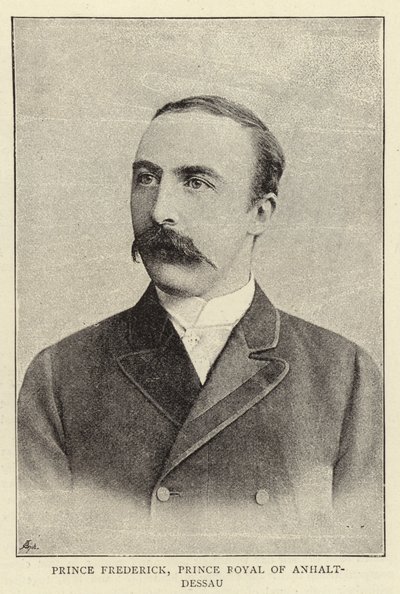 Principe Federico, Principe Reale di Anhalt-Dessau da English Photographer