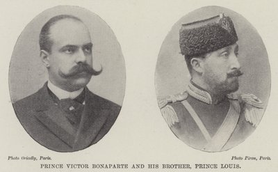 Il principe Victor Bonaparte e suo fratello, il principe Louis da English Photographer