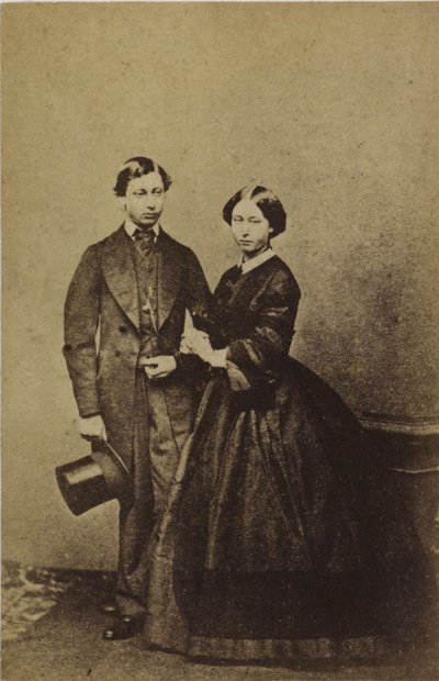 Principe di Galles e Principessa Alice (foto seppia) da English Photographer