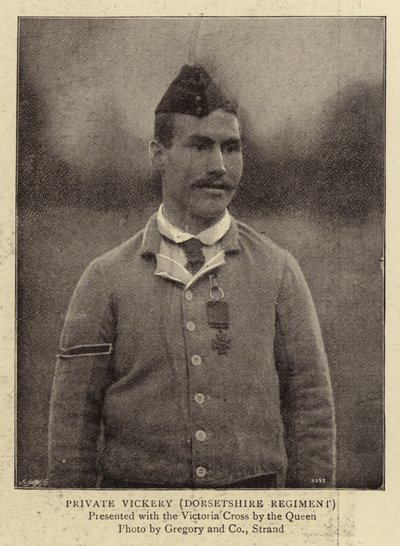 Soldato Vickery, Reggimento del Dorsetshire da English Photographer