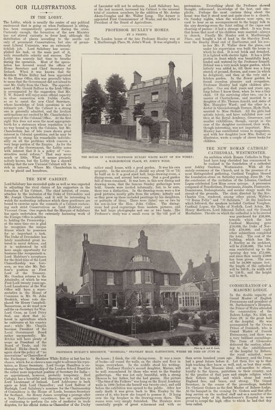 Case del Professor Huxley da English Photographer