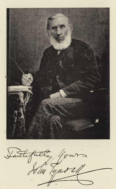 Professor John Tyndall, PhD, LLD, DCL, FRS da English Photographer