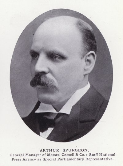 Uomini Prominenti di Londra: Arthur Spurgeon da English Photographer