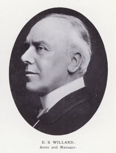 Uomini prominenti di Londra: E S Willard da English Photographer