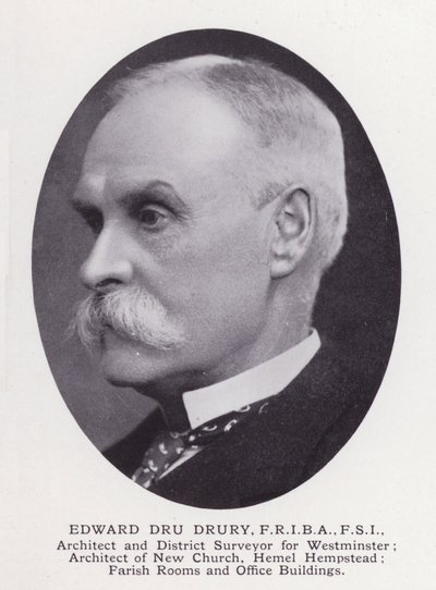 Uomini prominenti di Londra: Edward Dru Drury da English Photographer
