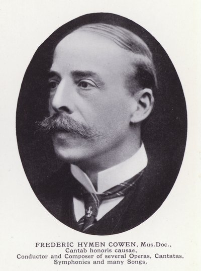 Uomini prominenti di Londra: Frederic Hymen Cowen da English Photographer