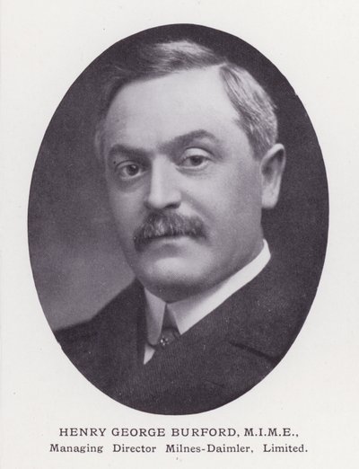 Uomini prominenti di Londra: Henry George Burford da English Photographer