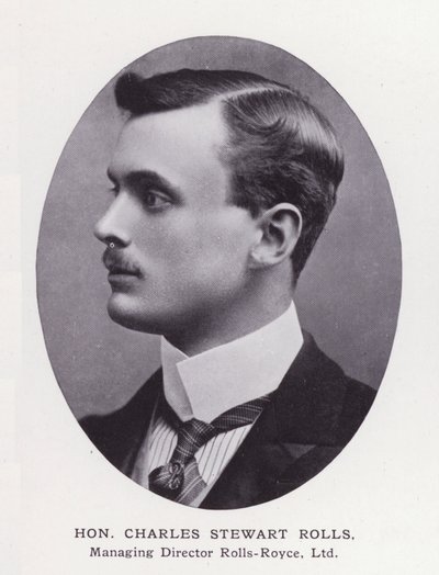 Uomini prominenti di Londra: Onorevole Charles Stewart Rolls da English Photographer