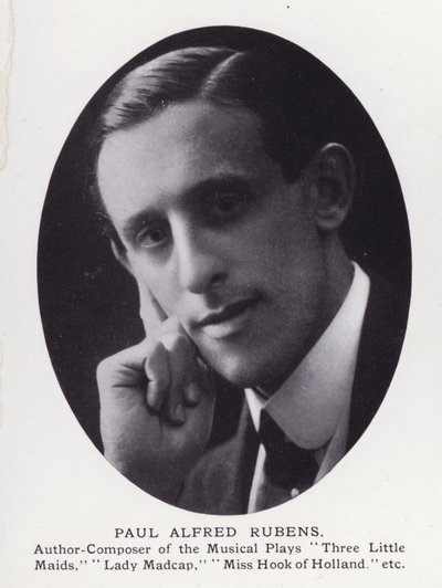 Uomini Prominenti di Londra: Paul Alfred Rubens da English Photographer