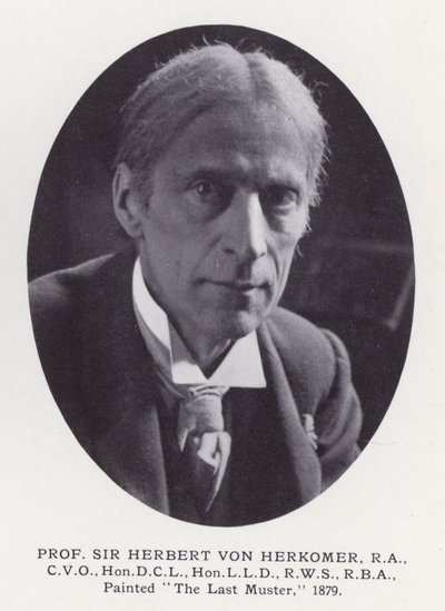Uomini Prominenti di Londra: Prof Sir Herbert Von Herkomer da English Photographer