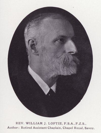 Uomini Prominenti di Londra: Rev William J Loftie da English Photographer