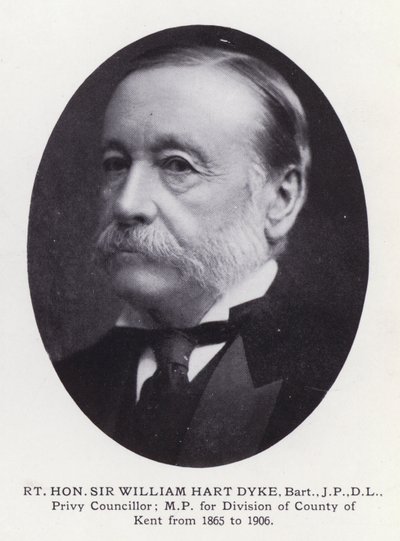 Uomini prominenti di Londra: Rt Hon Sir William Hart Dyke da English Photographer