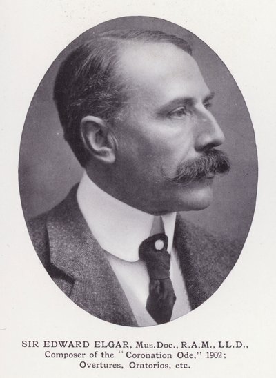 Uomini Prominenti di Londra: Sir Edward Elgar da English Photographer